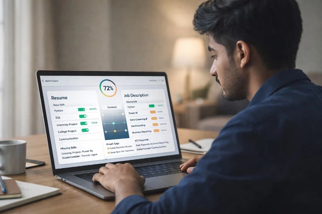 How to identify skill gaps from resume and job description