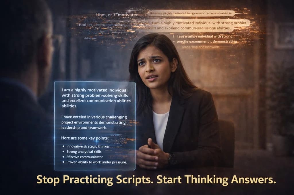 Practice interview answers without sounding scripted