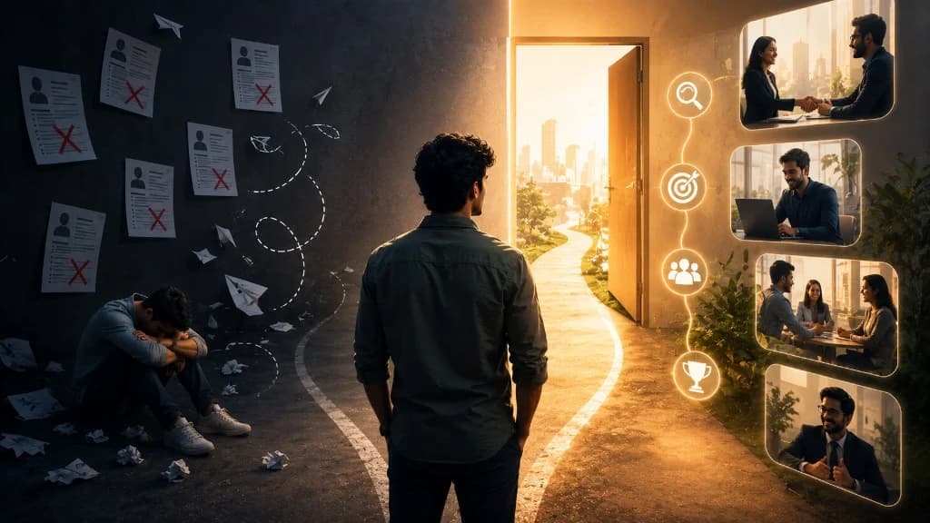 Job seeker in India reviewing applications — why candidates are not getting shortlisted and how to fix it
